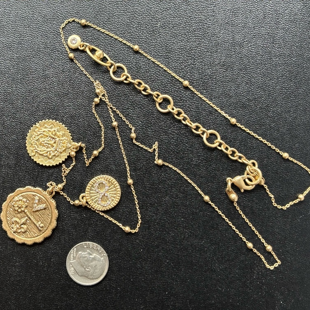 Cabi Gold Coin Apollo Necklace-EUC!